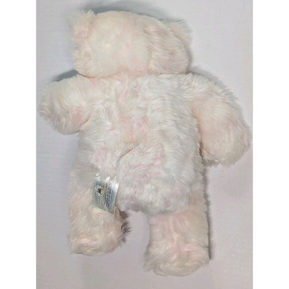 Build A Bear White Cuddles Pink Blush Plush Stuffed Teddy 15" - Picture 2 of 7